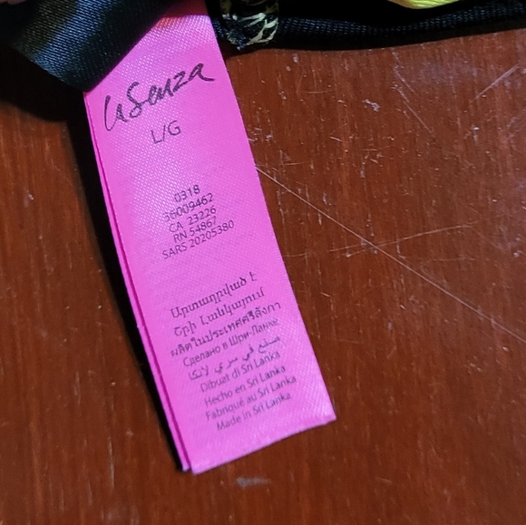 La Senza yellow racer back sports bra size L - Picture 4 of 4